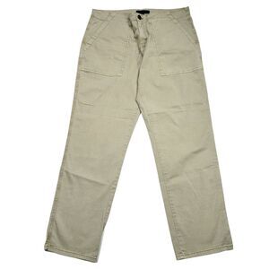 Sanctuary 32 Womens Khaki Pants‎ Straight Leg Beige Tan Pockets Cotton Stretch